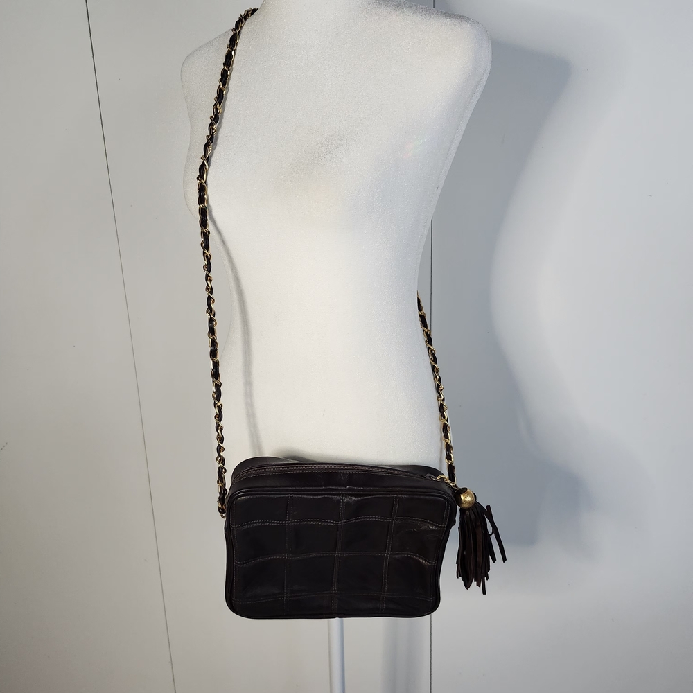 Brown Crossbody Bag by Status Quo of New York.